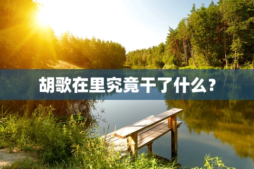 胡歌在里究竟干了什么？