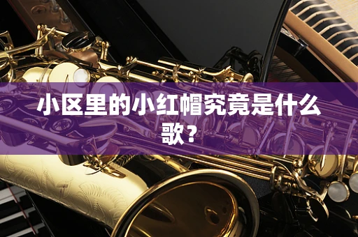 小区里的小红帽究竟是什么歌？