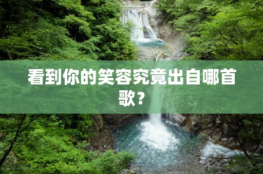 看到你的笑容究竟出自哪首歌？