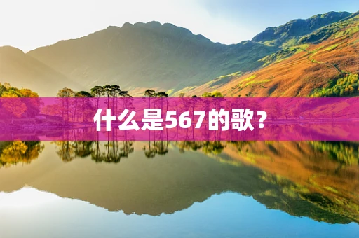 什么是567的歌？