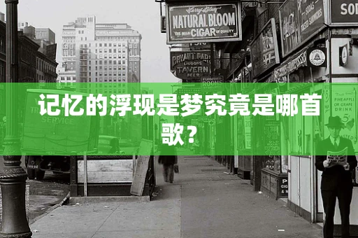 记忆的浮现是梦究竟是哪首歌？