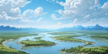长江黄河蓝天白云出自哪首歌？