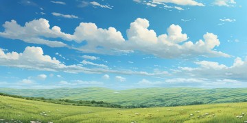 湛蓝的天空和田野出自哪首歌？